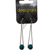 Wholesale Wholesale Joblot Of 20 DesignSix Savage Earrings Silver/Turquoise 1669