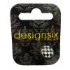 Wholesale Joblot Of 30 DesignSix Black/White Check Spike Earrings wholesale watches