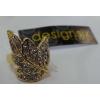 Wholesale Joblot Of 20 Designsix Gold And Crystal Albert Leaf Rings 9991