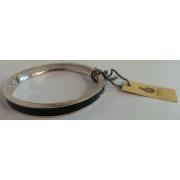 Wholesale Joblot Of 19 DesignSix Silver/Black Bangle Bracelet AM348