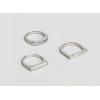 One Off Joblot Of 34 Mens DesignB Geo Rings In 3 Pack Silver