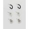 Wholesale Joblot Of 30 DesignB Geometric Stud & Hoop Earrings 3 Pack wholesale watches