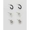 Wholesale Joblot Of 30 DesignB Geometric Stud & Hoop Earrings 3 Pack