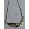 Wholesale Joblot Of 30 DesignB London Feather Pendant Necklace Silver AM1756