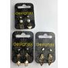 Wholesale Joblot Of 30 DesignSix London Gold Tone Triple Earring Sets wholesale jewellery