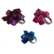 Wholesale Wholesale Joblot Of 100 Ladies Resin Stone Cluster Rings Blue, Pink & Purple