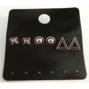 Wholesale Wholesale Joblot Of 30 Trio Of Silver Earring Sets Unisex (3 Pairs)