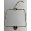 Joblot Of 4 Ladies Dainty Gold Anklets With Heart Pendants