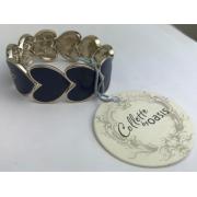 Wholesale Wholesale Joblot Of 20 Ex-Chain Store Ladies Navy Heart Bracelets