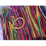 Wholesale Wholesale Joblot Of 100 Round And Flat Cord Rainbow Twist Bracelets/Anklets