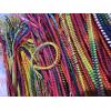 Wholesale Joblot Of 100 Round And Flat Cord Rainbow Twist Bracelets/Anklets wholesale jewellery