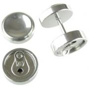 Wholesale Joblot Of 30 Pairs Of Silver Coke Drink Can Stainless Steel Faux Plug Earrings