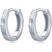 Wholesale One Off Joblot Of 6 MBLife 925 Sterling Silver Polished Hoop Earrings 12mm