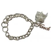 Wholesale Joblot Of 20 Hooch Silver Link Star Pendant Bracelets (HCJ0009SL)