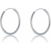 Wholesale One Off Joblot Of 7 MBLife Sterling Silver Polished Hoop Hinged Earrings 30mm