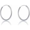 One Off Joblot Of 7 MBLife Sterling Silver Polished Hoop Hinged Earrings 30mm wholesale watches