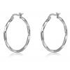 Wholesale Joblot Of 5 MBLife 925 Sterling Silver Twisted Hoop Earrings 30mm wholesale jewellery