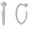 Wholesale Joblot Of 5 MBLife 925 Sterling Silver Round J-Hoop Earrings 20mm watches wholesale