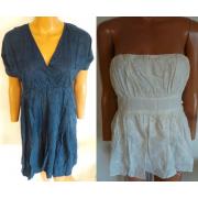 Wholesale One Off Joblot Of 5 Pink Soda Ladies Dresses/Tops Navy/Ivory Sizes XS/S