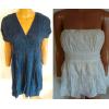 One Off Joblot Of 5 Pink Soda Ladies Dresses/Tops Navy/Ivory Sizes XS/S