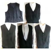Wholesale One Off Joblot Of 8 Mens Grey, Black & Navy Waistcoats Various Styles & Sizes