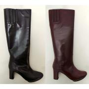 Wholesale One Off Joblot Of 5 Repetto Ladies Orchestre Knee High Boot Leather 2 Colours
