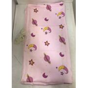 Wholesale One Off Joblot Of 26 Baby Pink Moon & Star Curtains Approx 162 X 183cm