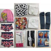 Wholesale One Off Joblot Of 42 Mixed Accessories & Underwear - Tights, Diapers, Hats Etc
