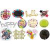 One Off Joblot Of 114 Amscan Anagram Balloons - Good Variety Included wholesale promotional merchandise