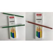 Wholesale Joblot Of 349 Packs Of 12 Berol Colourcraft Coloured Pencils - Green & Brown