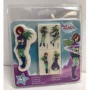 Wholesale One Off Joblot Of 1240 Disney W.I.T.C.H Novelty Erasers Rubbers (Pack Of 5)