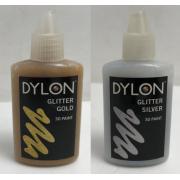 Wholesale One Off Joblot Of 528 Dylon Glitter Glue Gold & Silver 3D Paint 25ml