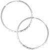 One Off Joblot Of 9 MBLife 925 Sterling Silver Endless Hoop Earrings 2" Diameter