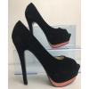 One Off Joblot Of 8 KOI Couture Black Suede Heel Sizes 3-7 GT1 high heel shoes wholesale