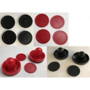 Wholesale One Off Joblot Of 60 Air Hockey Paddle & Puck Sets And 25 Set Of 4 Pucks
