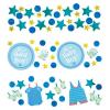 Wholesale Joblot Of 36 Amscan It's A Baby Boy Blue Confetti Pack 34g wholesale party supplies