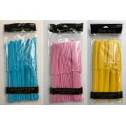 Wholesale Wholesale Joblot Of 40 Amscan Plastic Knives In 3 Colours Reusable (Pack Of 20)