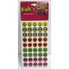 One Off Joblot Of 708 Kids 'r' Cool Smiley Face Stickers 45 Stickers Per Sheet
