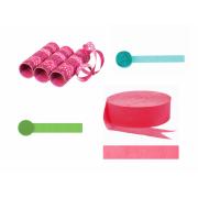 Wholesale One Off Joblot Of 105 Packs Of Amscan Streamers In Crepe And Polka Dot