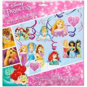 Wholesale Wholesale Joblot Of 48 Amscan Disney Princess Swirl Decorations (Pack Of 12)