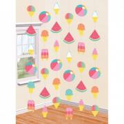 Wholesale Wholesale Joblot Of 24  Amscan Summer Beach 7FT String Decorations Kit (6 Pcs)