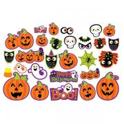 Wholesale Wholesale Joblot Of 72 Amscan Halloween Cutout Decorating Kit (30 Pieces)