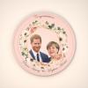 Princess Merkel And Price Harry Party Ware (with Slight Printing Error)