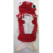 Wholesale Wholesale Joblot Of 20 LovableDog Red/White Fish Costume For Dogs XS-XL