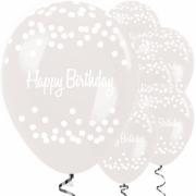 Wholesale Wholesale Joblot Of 30 Packs Of 25 Amscan Happy Birthday Polka Dot Balloons