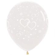 Wholesale Wholesale Joblot Of 30 Packs Of 25 Amscan Heart & Flower Latex Balloons 15"