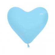 Wholesale Wholesale Joblot Of 30 Packs Of 100 Amscan Pastel Blue Heart Shaped Balloon 6"