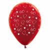 Wholesale Joblot Of 20 Packs Of 25 Amscan 40th Anniversary Balloons Ruby 12