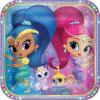 Wholesale Joblot Of 38 Packs Of 8 Shimmer & Shine Square Paper Plates