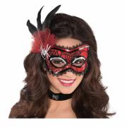 Wholesale Wholesale Joblot Of 20 Spider Web Feather Masks For Halloween Or Mascarade